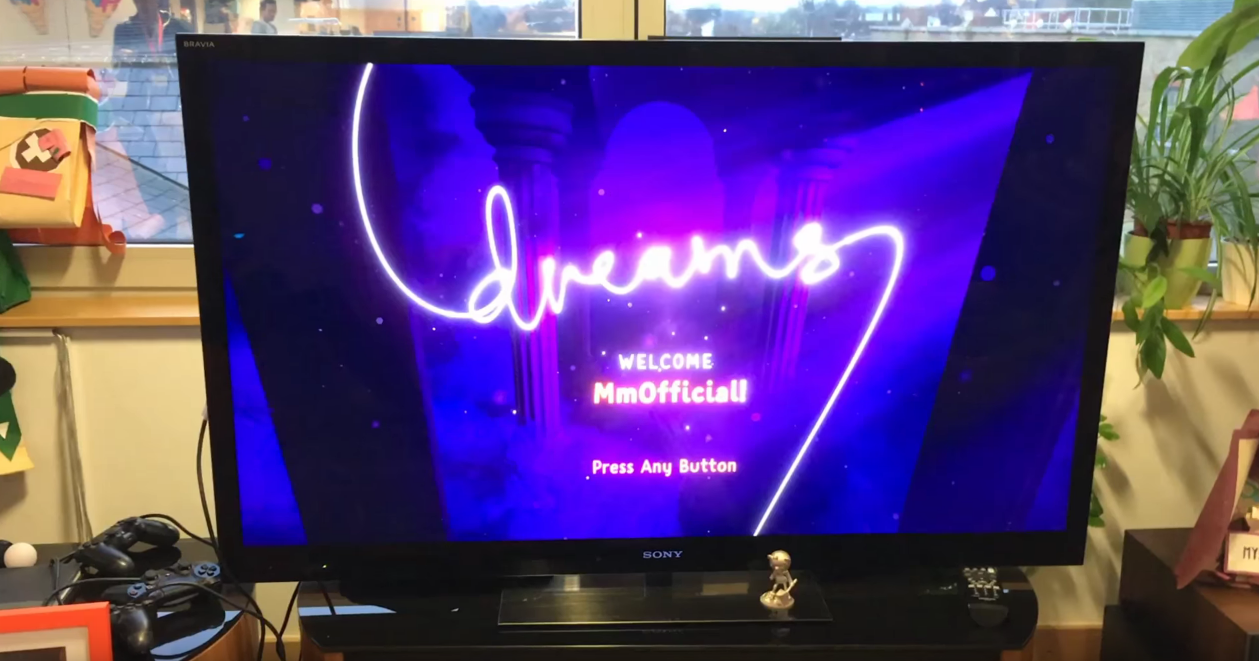 Dreams title screen
